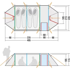 Tatonka Alaska 4 PU - Familien-Zelt 7 Tatonka Alaska 4 PU - Familien-Zelt -Tatonka tatonka alaska 4 pu familien zelt tat 2459 208 12