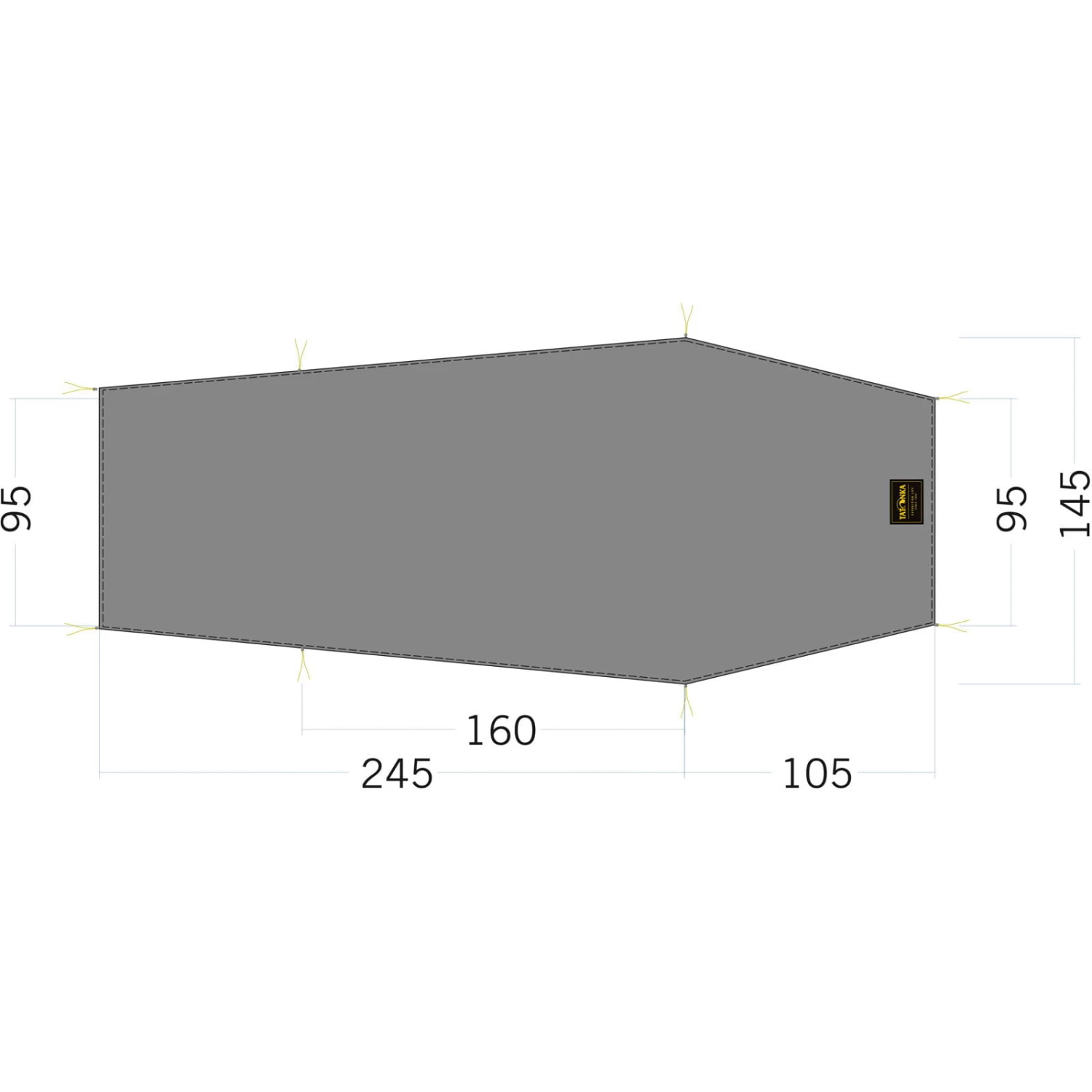 Tatonka Floor Sheet LT Gargia 2 - Zeltunterlage 1 Tatonka Floor Sheet LT Gargia 2 - Zeltunterlage