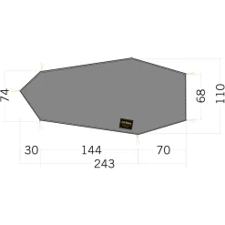Tatonka Floor Sheet LT Kyrkja - Zeltunterlage