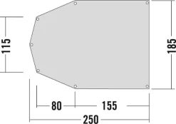Tatonka Zeltuntl. 250 X 185cm